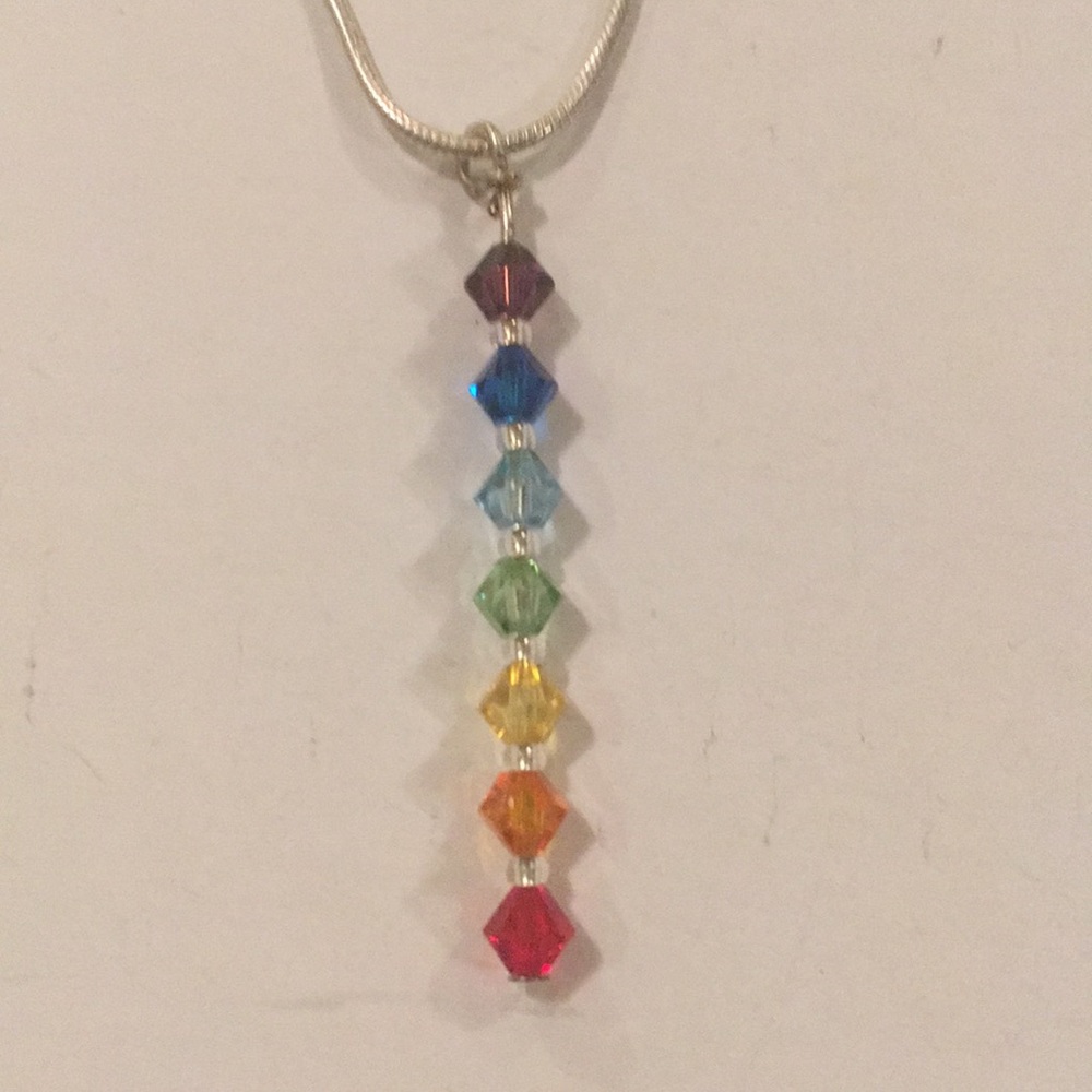 Hand crafted Chakra stone necklace